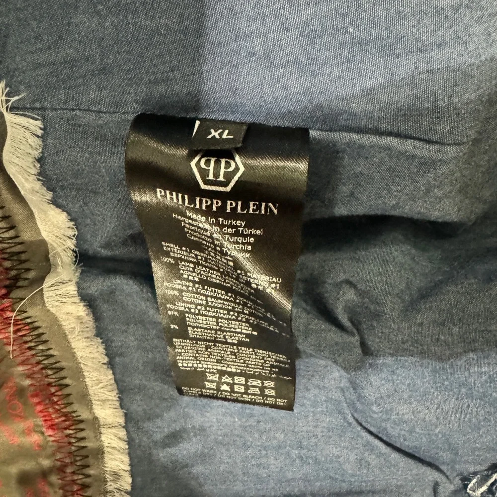 Phillip Plein leather, studded jacket - Picture 4 of 9